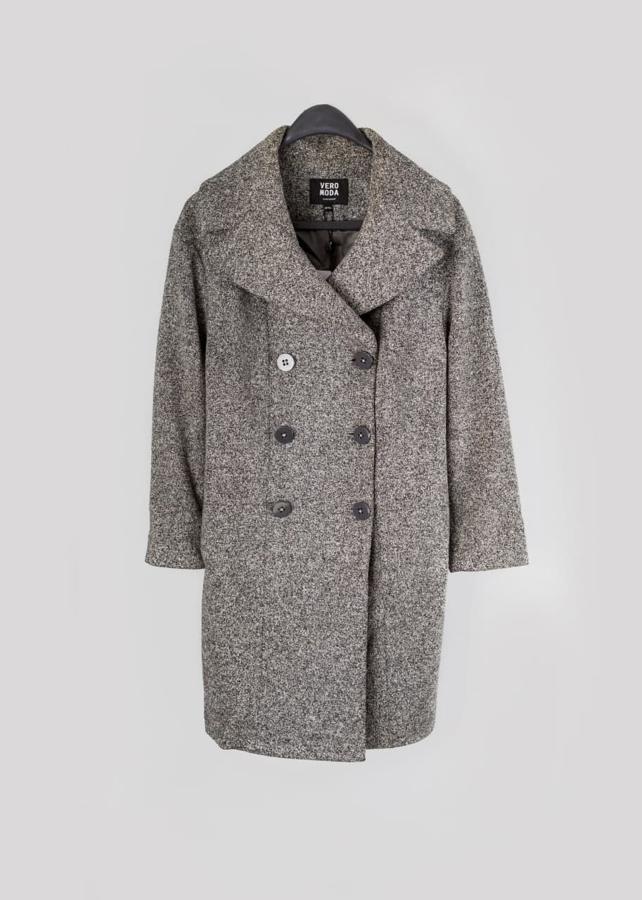 

Пальто VERO MODA S серо-черный 6663200100673