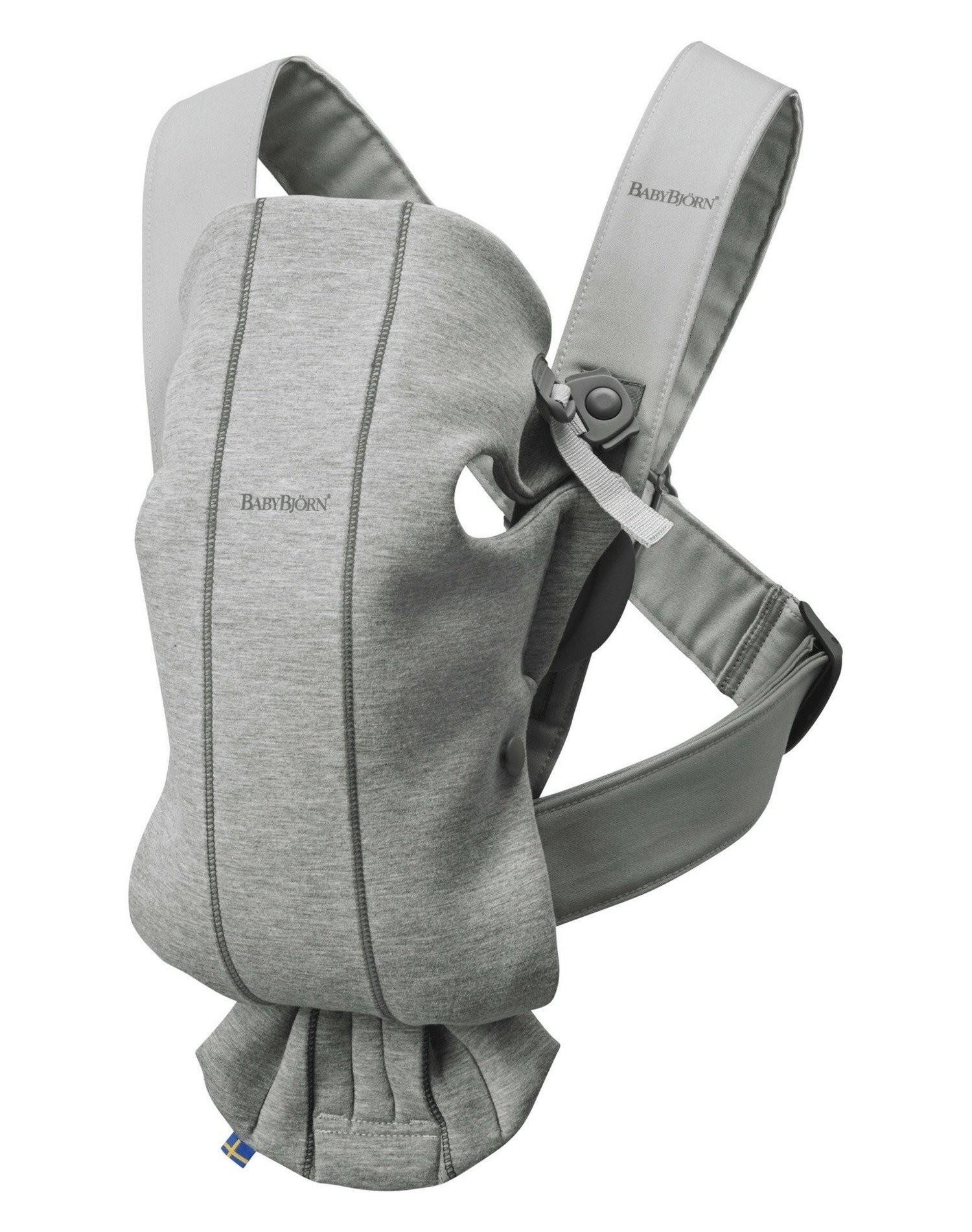 

Кенгуру-переноска BabyBjorn Mini 3D Jersey Light Grey, 7317680210722