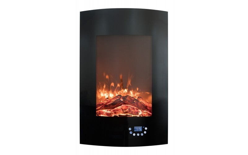 

Настенный электрический камин Bonfire RLF-W06 (закругленное стекло)