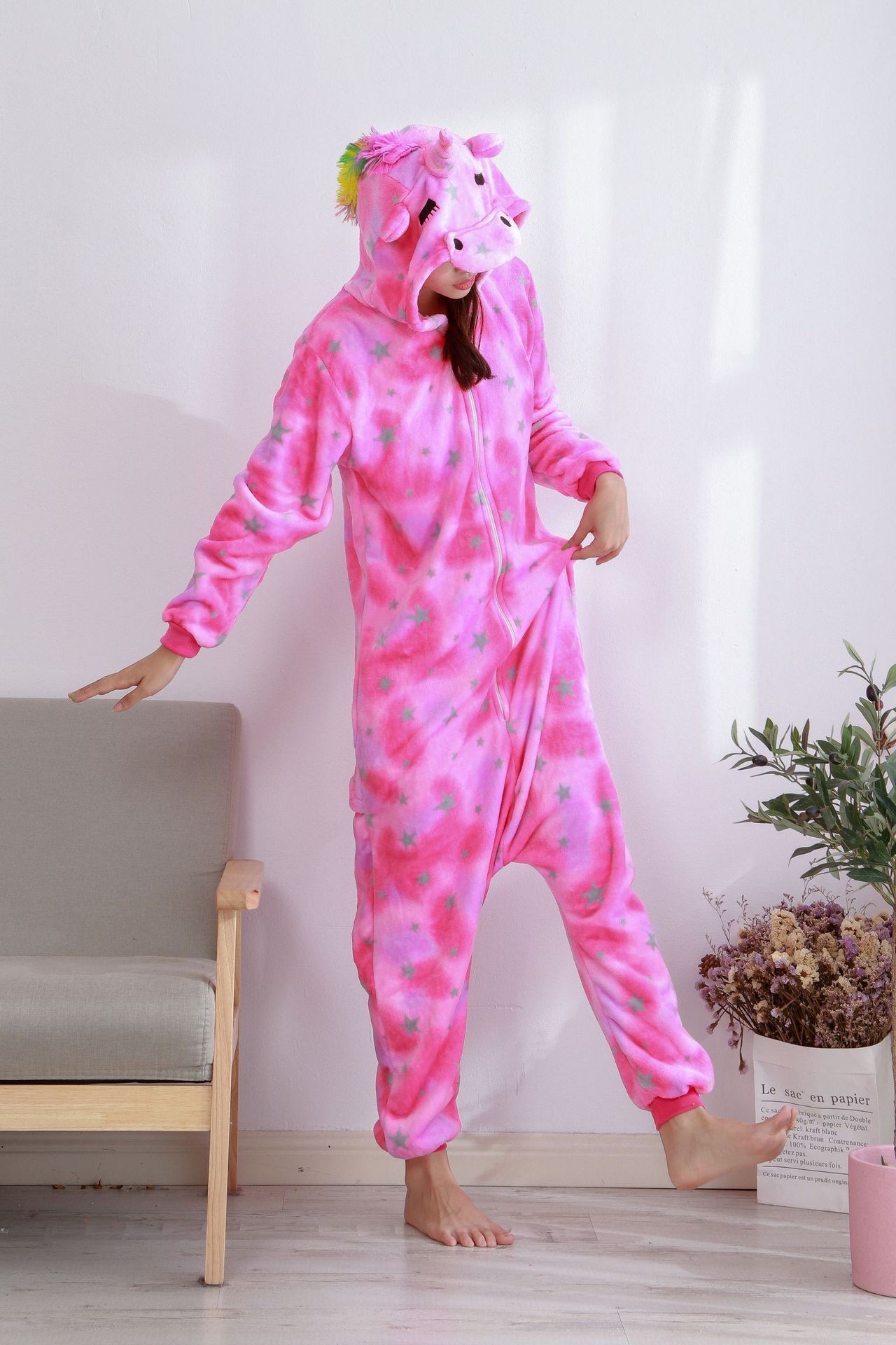 

Пижама кигуруми Kigurumi Единорог магический Розовый  145-155 см. (1006, Пижама кигуруми Kigurumi Единорог магический Розовый S 145-155 см. (1006)