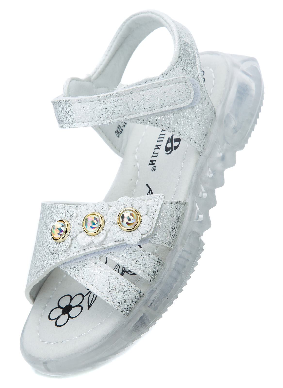 

Босоножки детские Башили OK22-22 белые 25