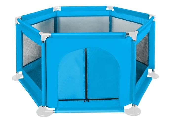 

Манеж дитячий текстильний Kojec 125x115x65 см Синій