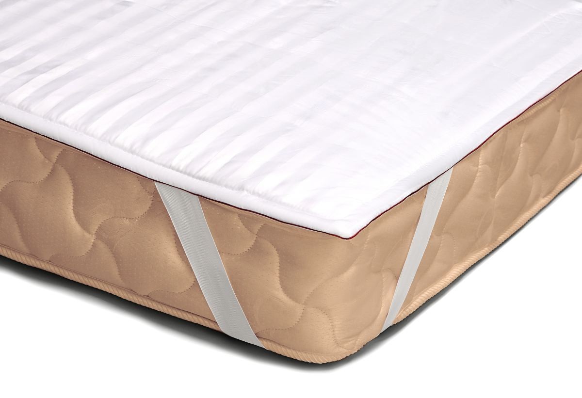 

Наматрасник КОТТОН PanMatras резинки по углам 200x190 белый
