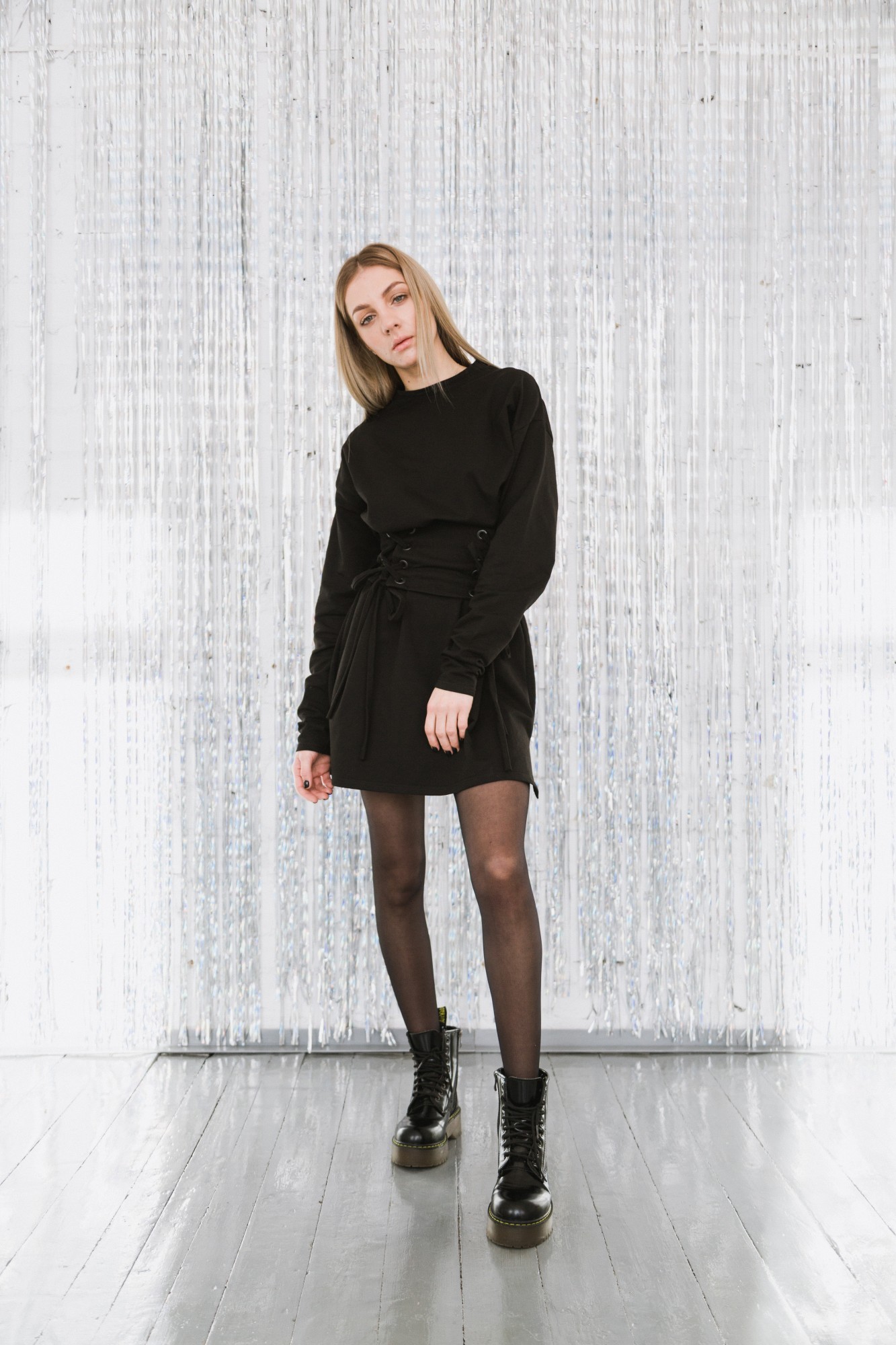 

Женское платье Street Style 41-28 -L Черный, Женское платье Street Style 41-28 M-L Черный