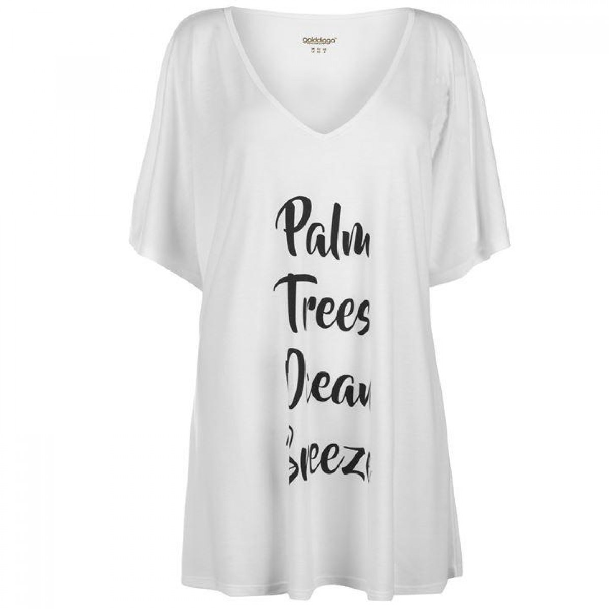 

Футболка Golddigga Slogan Lds White Palm Tree,  (46, Футболка Golddigga Slogan Lds White Palm Tree, M (46)