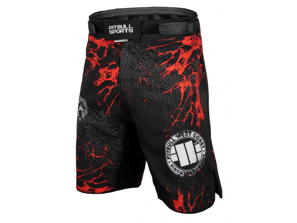 

Шорты для ММА PIT BULL Performance Grappling Shorts Blood Dog S чёрный/красный (5087)
