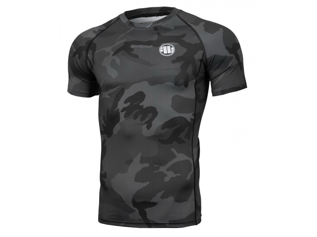 

Рашгард PIT BULL All Black Camo Small Logo - Short Sleeves XL чёрный/камуфляж (5089)