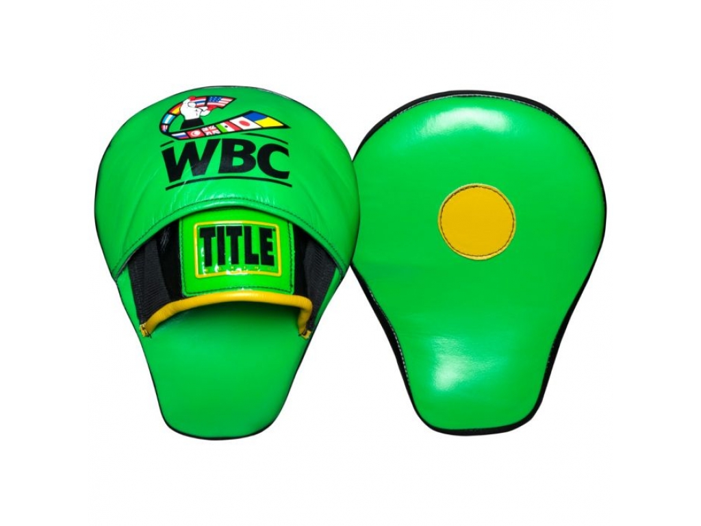 

Лапы TITLE Boxing WBC Focus Mitts один размер зелёный (4989)