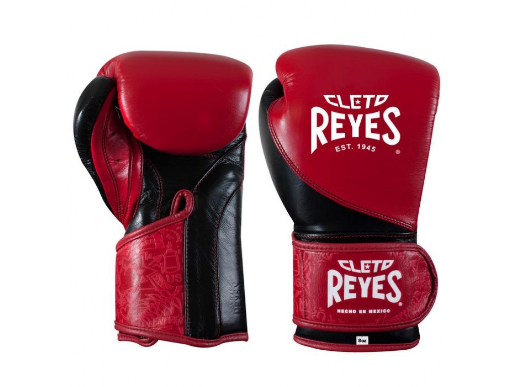 

Тренировочные перчатки CLETO REYES High Precision Training Gloves in Cow Leather 14 унций красный/чёрный (5133)