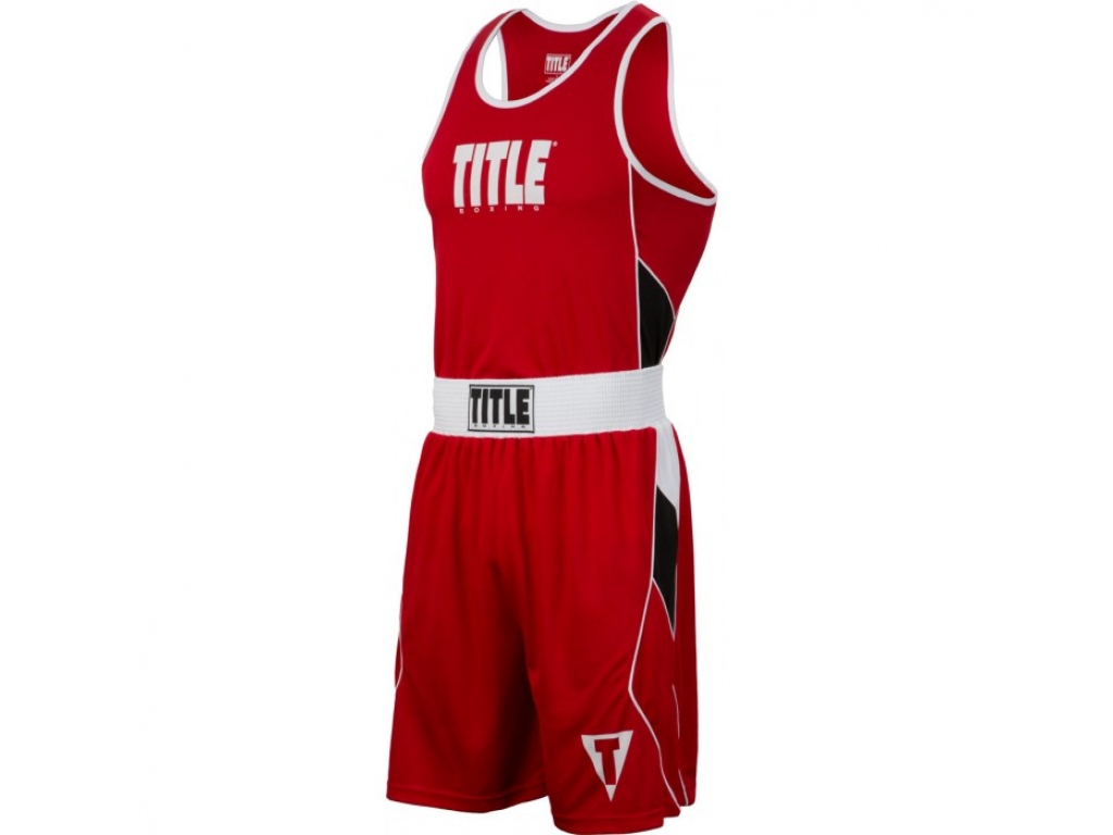 

Форма для соревнований TITLE Aerovent Elite Amateur Boxing Set 8 S красный (4379)