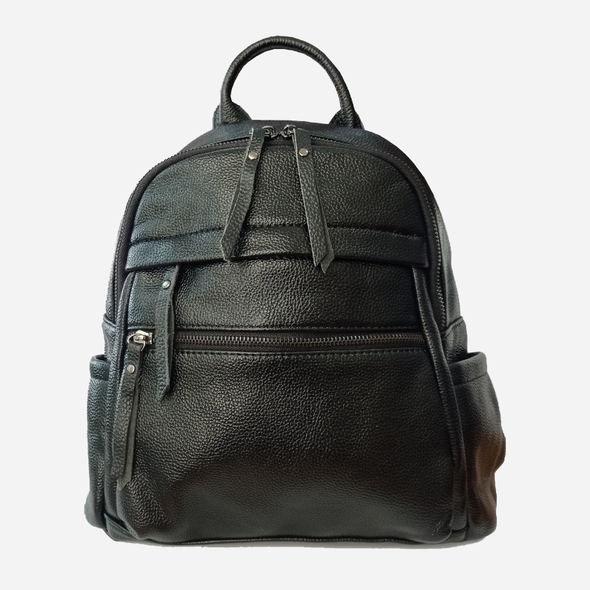 

Женский рюкзак кожаный Tiding Bag F-FL-NWBP27-013A Черный