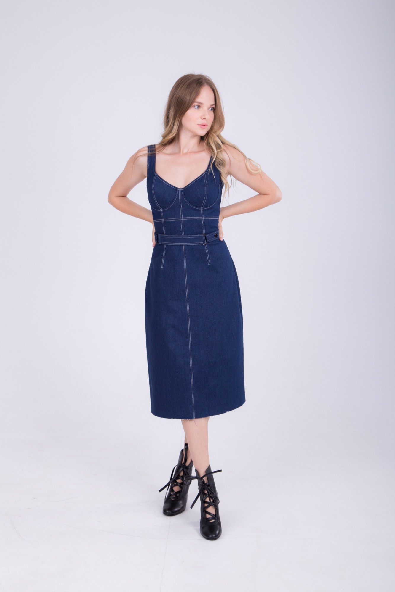 

Платье Mila Merry джинсовое синее XL - 10-4