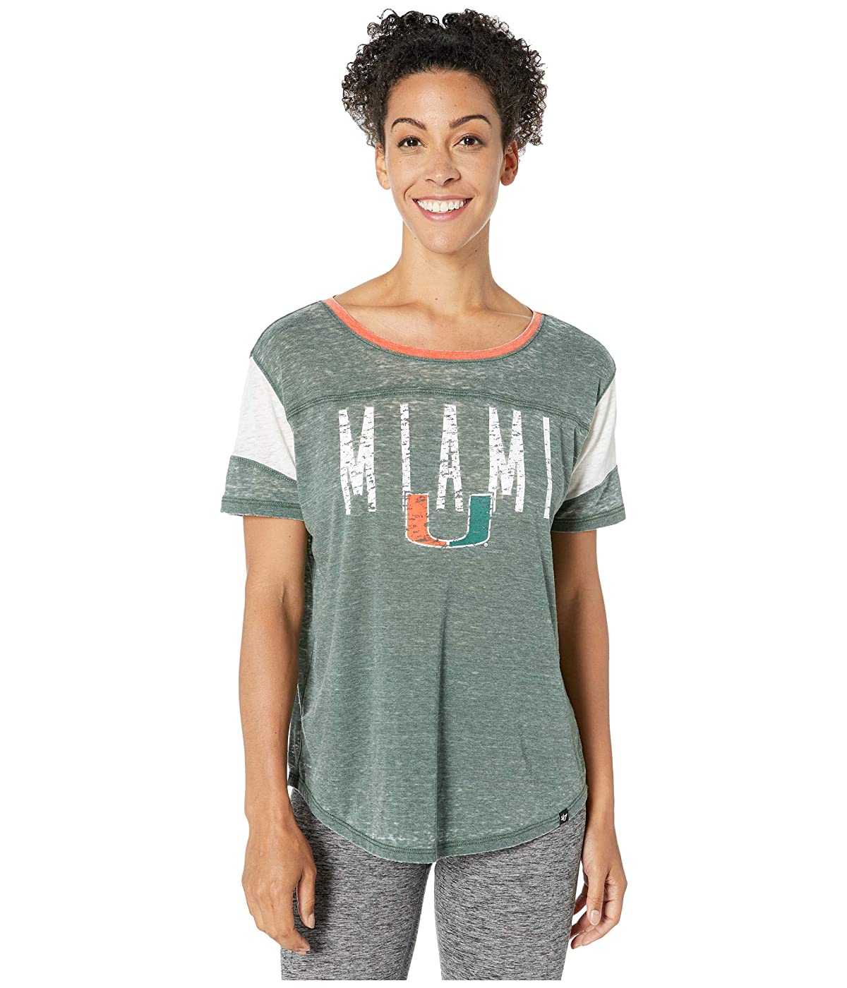 

Футболка 47 College Miami Hurricanes Fade Out Boyfriend Tee Dark Green,  (44, Футболка 47 College Miami Hurricanes Fade Out Boyfriend Tee Dark Green, S (44)