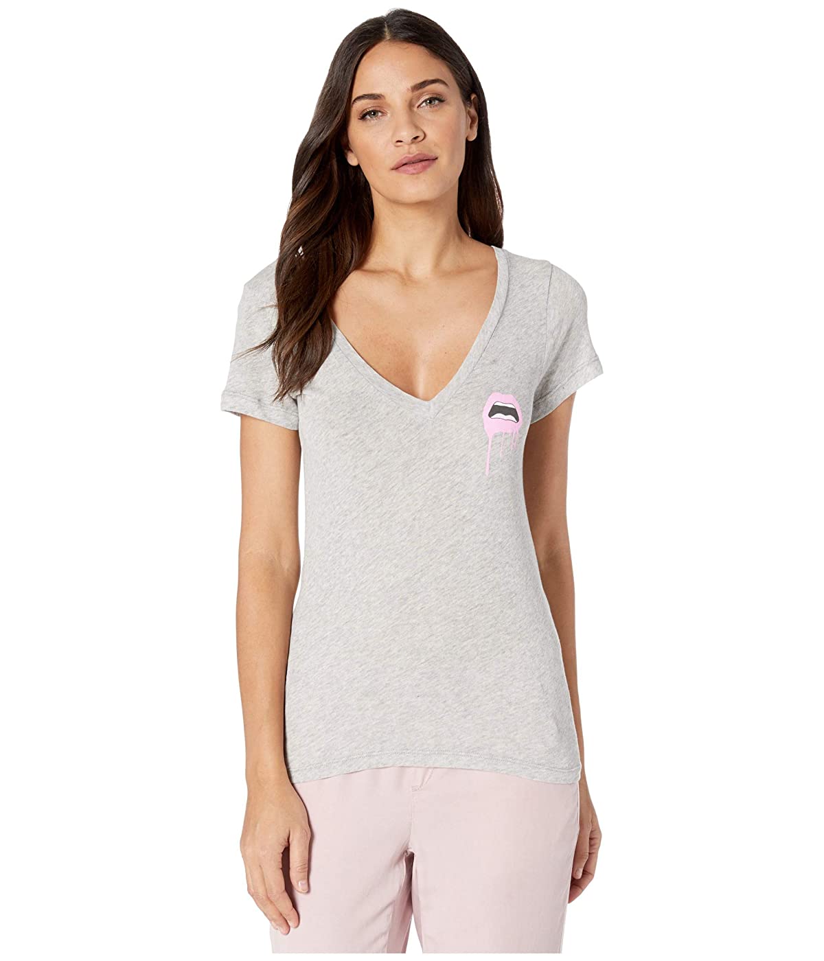 

Футболка Chaser "Bisous" Gauzy Cotton Heather Grey, XS (42)
