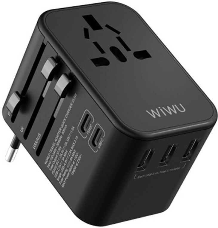 

Универсальное зарядное устройство WIWU UA303 Universal Travel Adapter - Black
