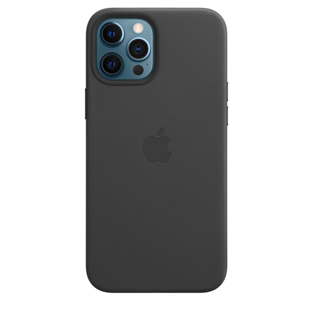 

Чехол STR Leather Case for iPhone 12/12 Pro (с MagSafe) - Black STR