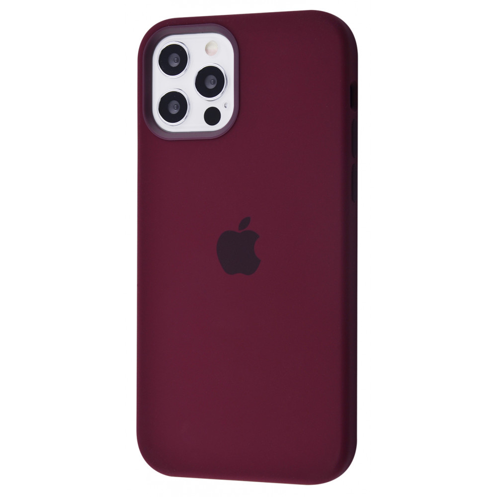

Силиконовый чехол STR Silicone Case (OEM) (c MagSafe) iPhone 12 Pro Max - Plum STR