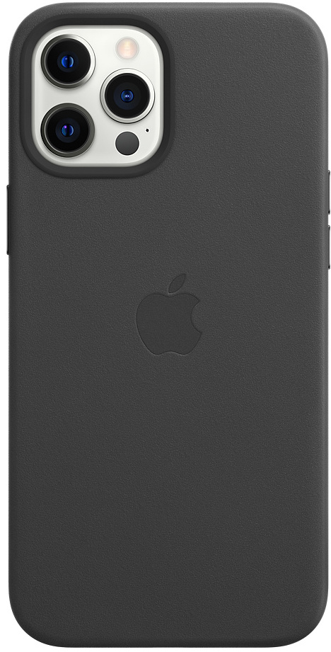 

Чехол STR Leather Case for iPhone 12 mini (с MagSafe) - Black STR