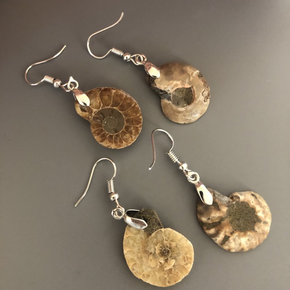 

Серьги Аммониты 22х19мм+-, 27х22мм+-, размер 27х22мм+-, ida13844