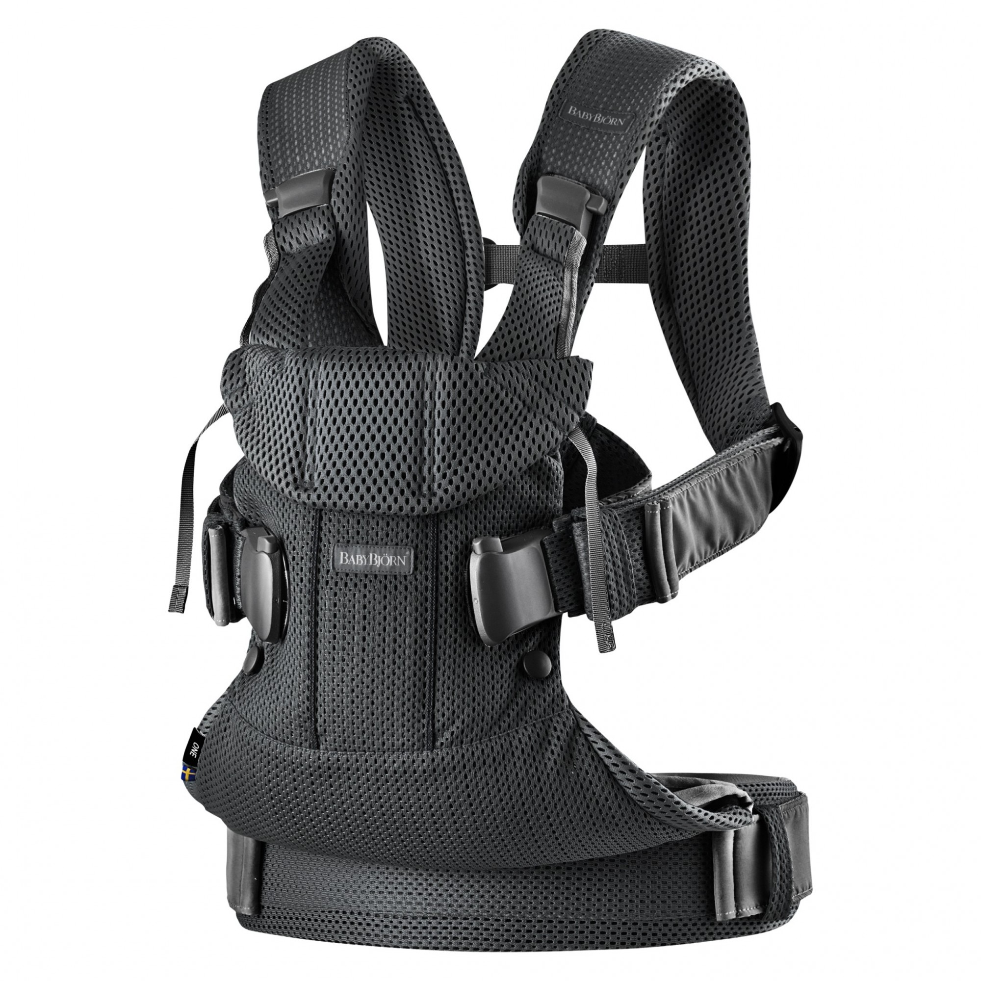 

Кенгуру-переноска BabyBjorn One Air Black, 7317680980250