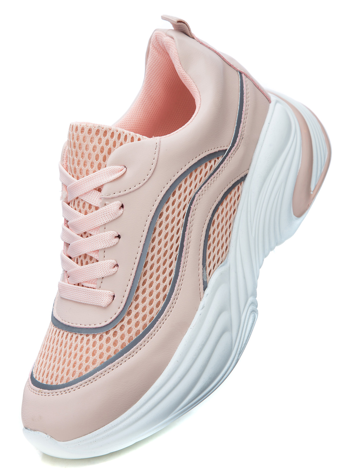 

Кроссовки женские STILLI 898-2 розовые/серые 38