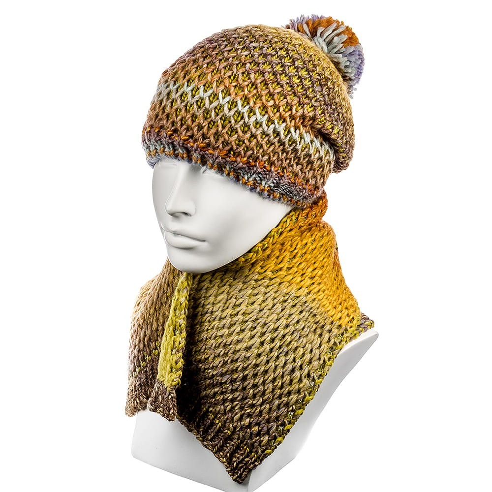 

Комплект женский (шапка+шарф) Hattson SHH-66 One Size Фисташка