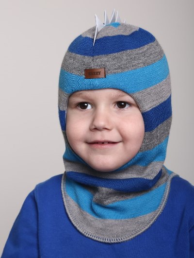 

Зимняя шапка шлем Beezy для мальчика 1615-58-22 Дино р. 2 (50-53 см)