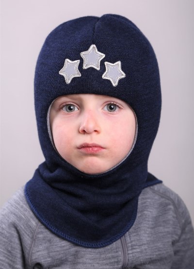 

Зимняя шапка-шлем Beezy для мальчика 1408-12-22 Звезда р. 3 (54-56 см)