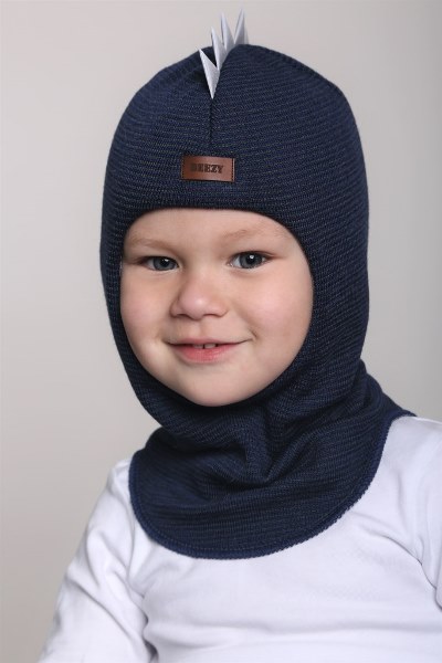 

Зимняя шапка шлем Beezy для мальчика 1615-16-22 Дино р. 2 (50-53 см)