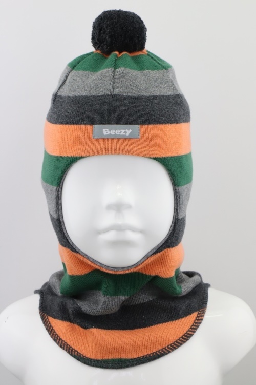 

Демисезонная детская шапка-шлем для мальчика Beezy 1512-30-21 Пол р. 2 (50-53 см)
