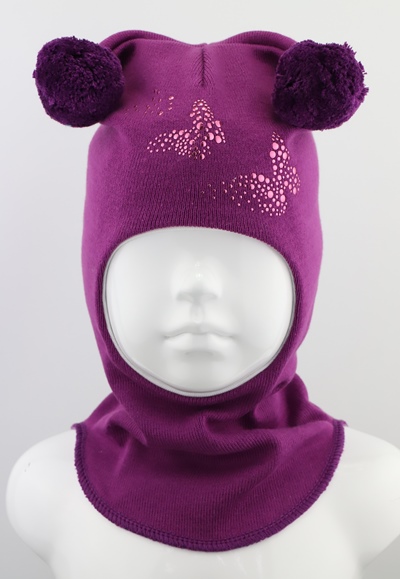 

Шапка-шлем для девочки Beezy весна - осень 2026-0721 Белка р. 3 (54-56 см)