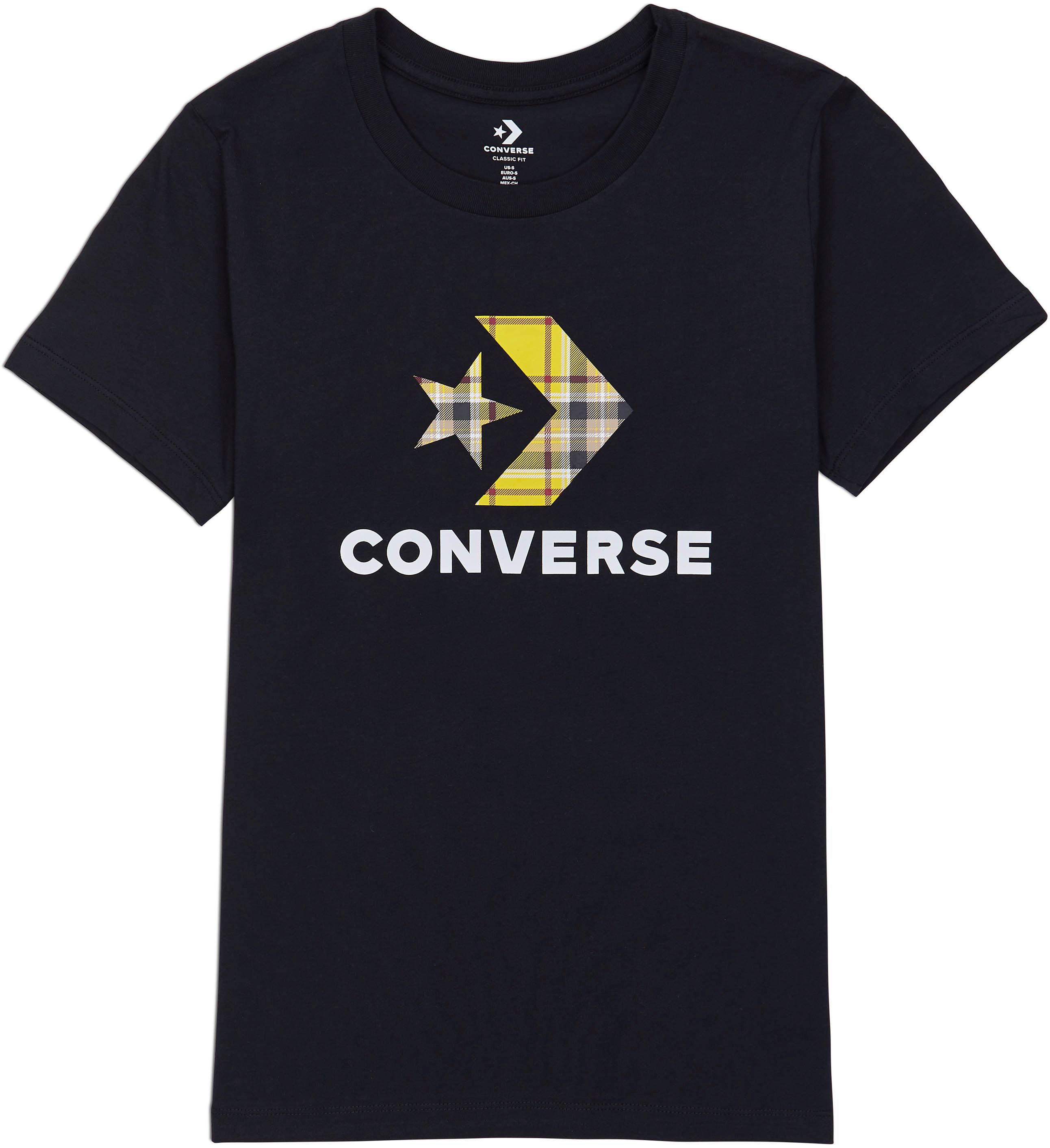 

Футболка Converse WOMENS STAR CHEVRON PLAID INFILL TEE ,  (46, Футболка Converse WOMENS STAR CHEVRON PLAID INFILL TEE , M (46)
