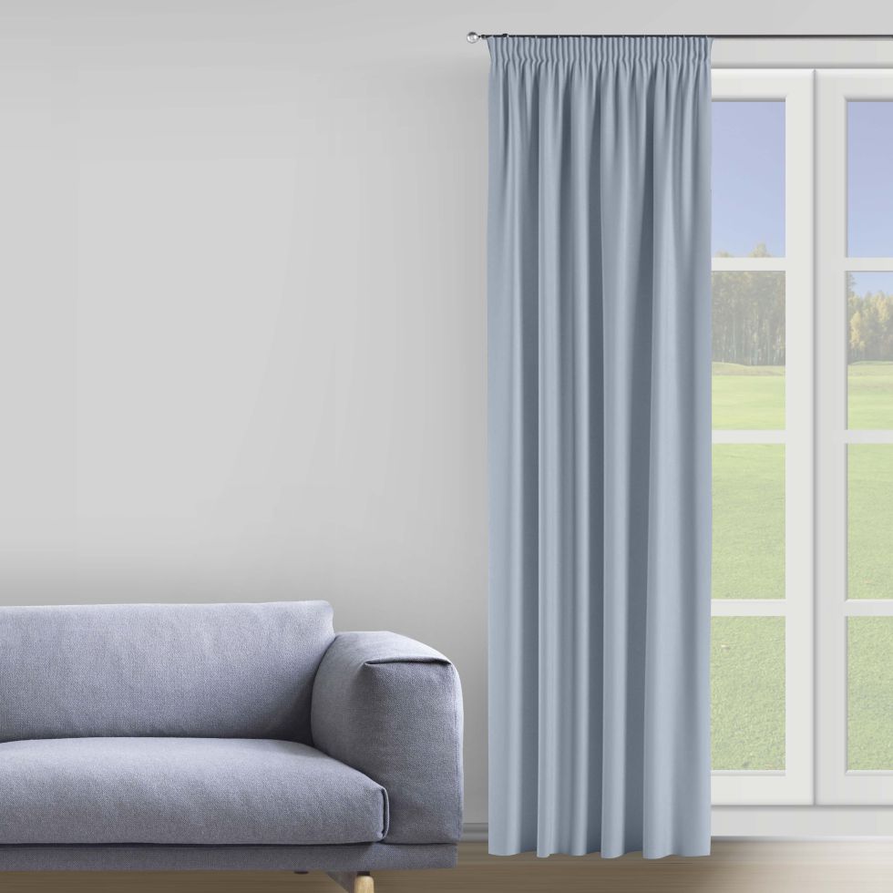 

Штора Decorator 200х275 серый бархат на тесьме B237