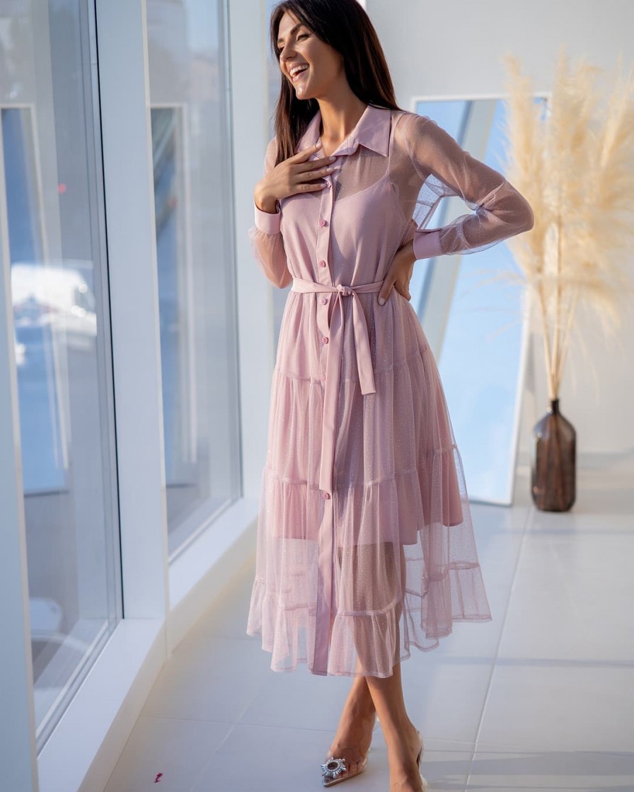 

Комплект двойка FashionYouWant S пудра 43442170