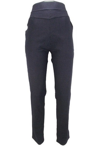

Брюки в горошек Kenalin 5073 - синие, Брюки в горошек Kenalin 5073 3XL-4XL синие