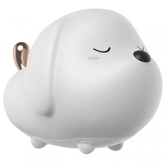 

Нічник Baseus Cute Series Doggie Silicone Білий (DGAM-B02)