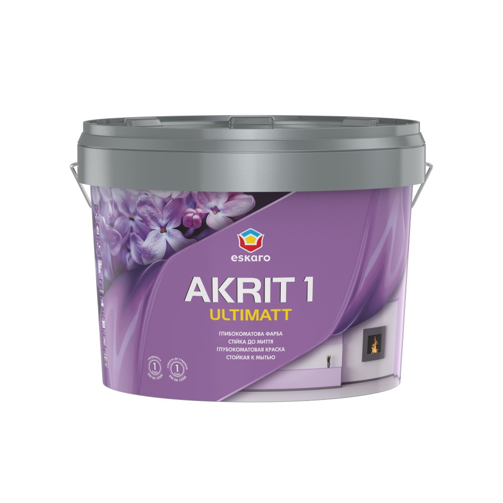 

Глибокоматова краска Eskaro Akrit 1 Ultimatt 2,85л