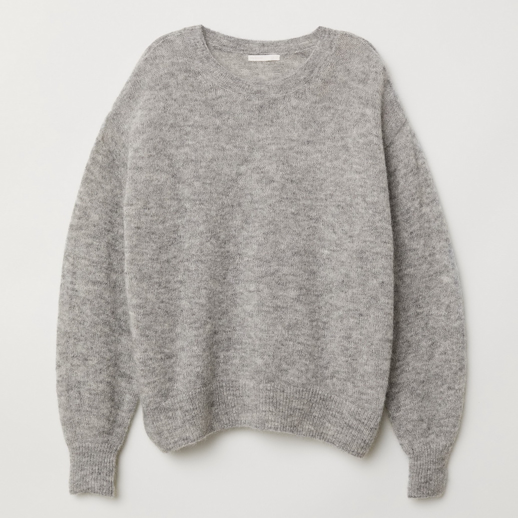 

Джемпер H&M 07-0639835-012 S Серый (СА2000001862377)