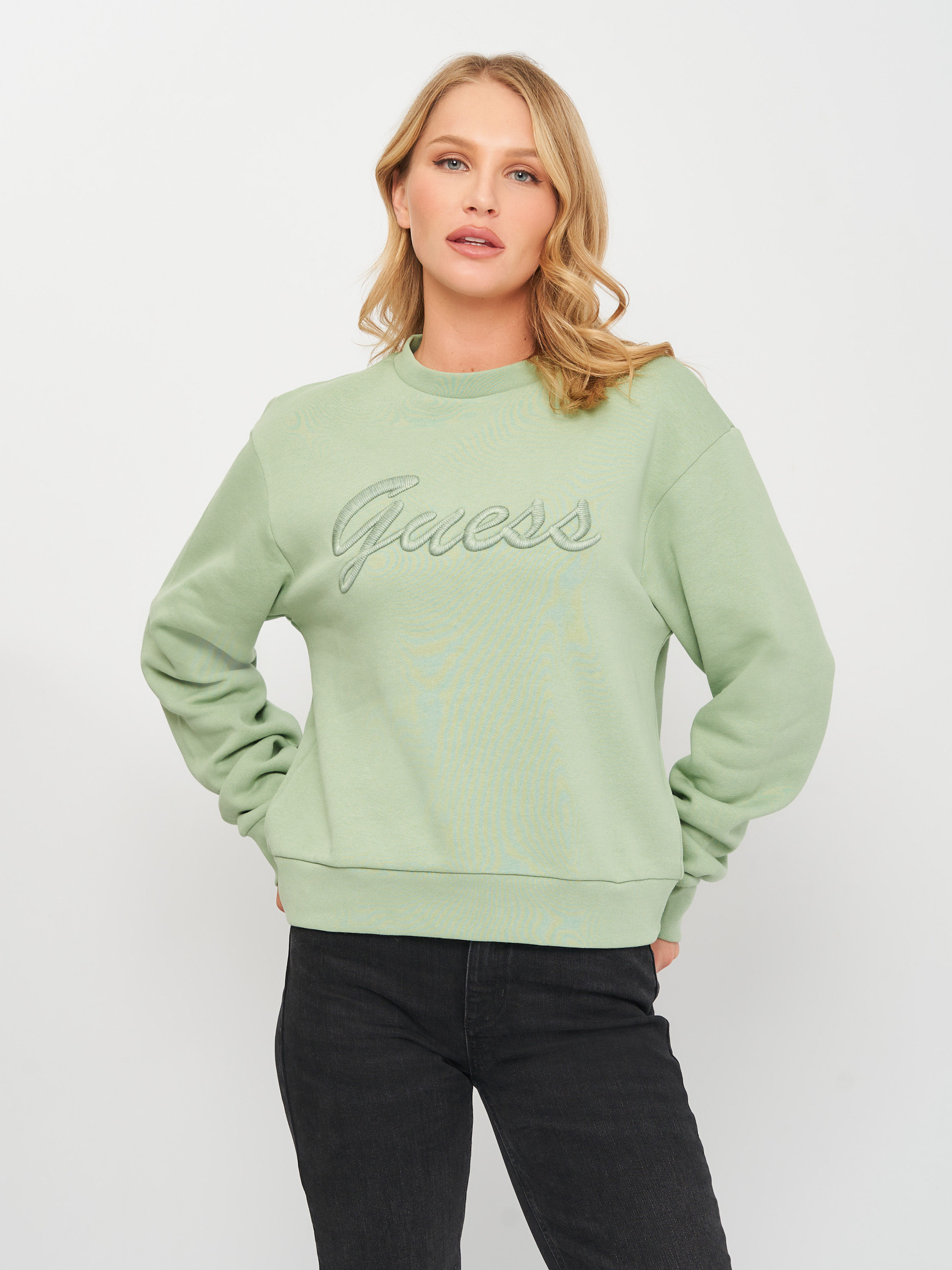 

Свитшот Guess W1BQ01-K68I1 L Salvias Green