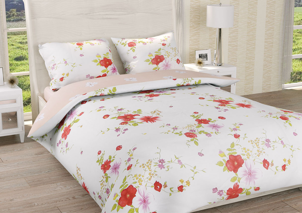 

Постельное белье Ранфорс Органик Р 536Д Leleka-Textile полуторный цветной (1675/4934)