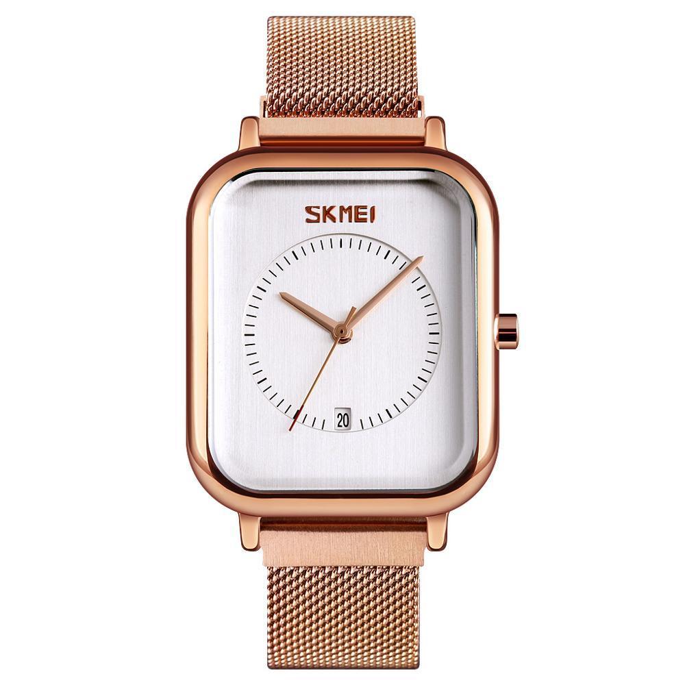 

Мужские часы Skmei 9207 на магните 3Bar Золотистые (3826)