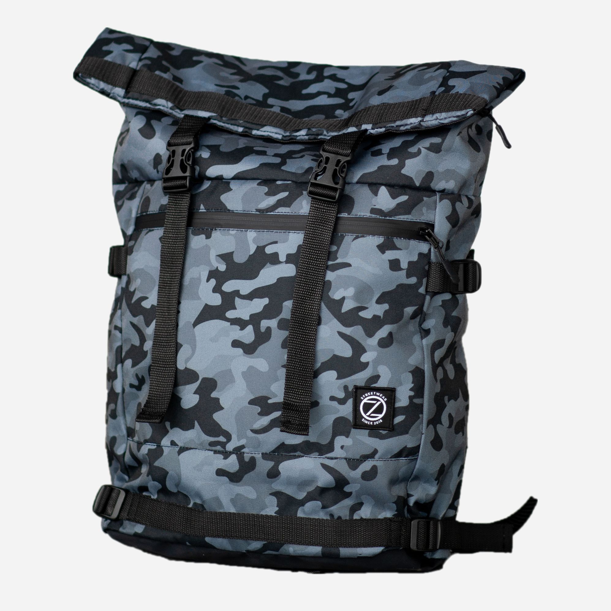 

Рюкзак мужской BEZET Camo '19 Rolltop 0696 Grey