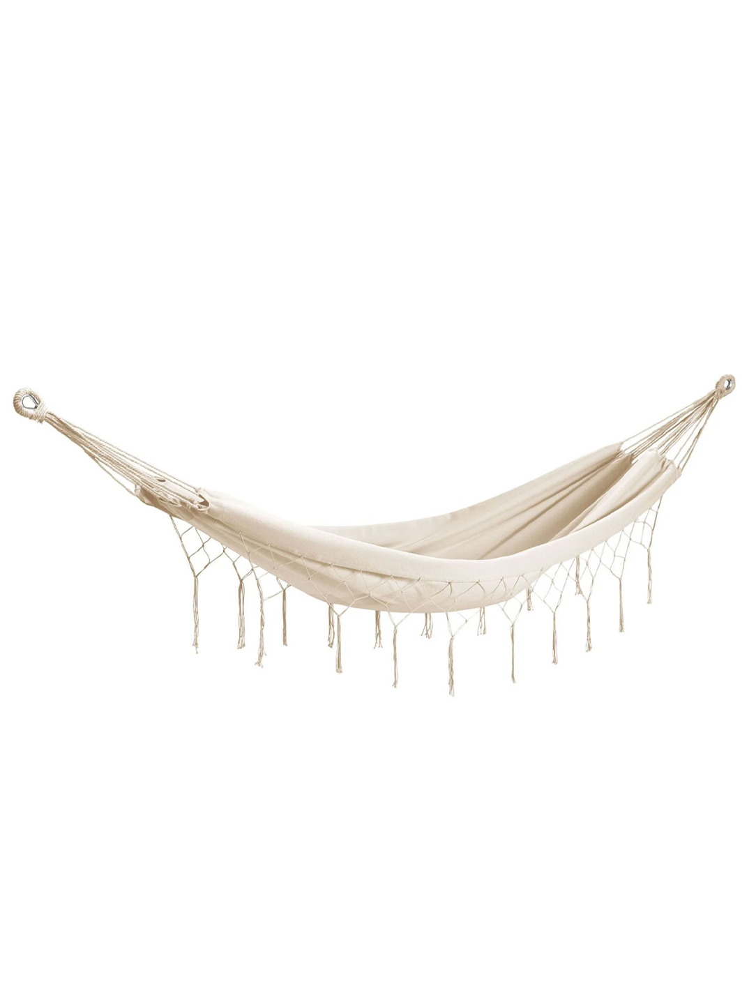 

Гамак Boho Стиль бразильский c бахромой Livarno Living бежевый LI-330048