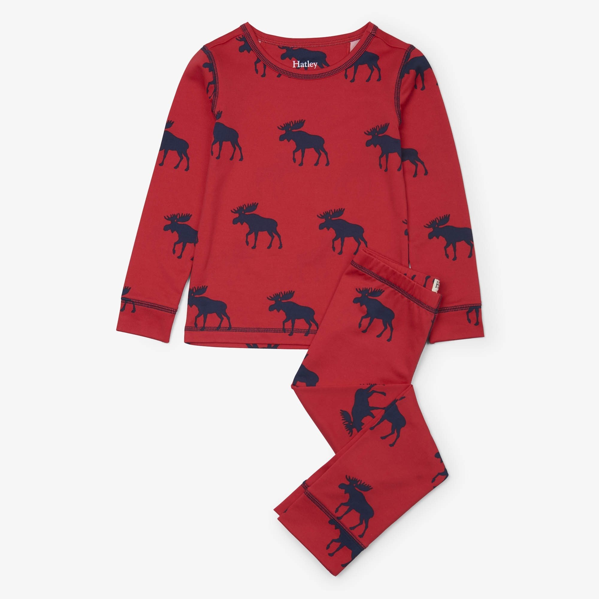 

Термобілизна дитяча Hatley Thermal Moose Gatherning 5A червоний 110см