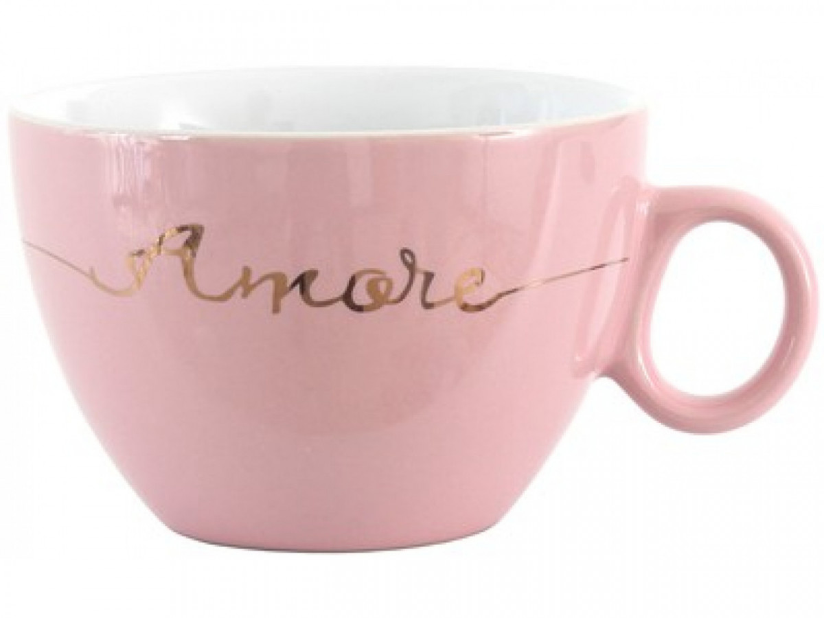 

Чашка Limited Edition Amore Pink HTK-004 420 мл розовая