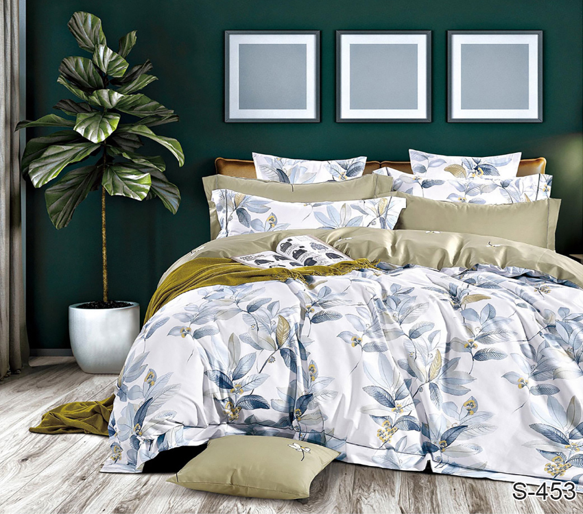 

Комплект постельного белья полуторный 150x215 см Сатин Люкс с компаньоном S453