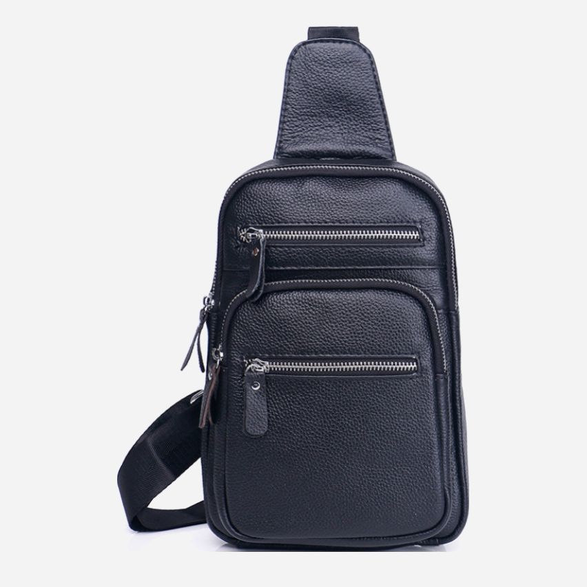 

Мужская сумка-слинг Tiding Bag A25F-8791A Черная