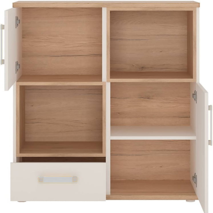 

Комод Amazon Meble Wójcik 91x98x40 (AMA_T36_2D1S +3 uchwyty) 011117