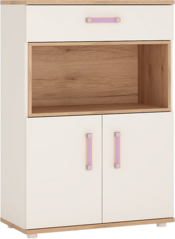 

Комод Amazon Meble Wójcik 81x117x40 (AMA_T31_2D1S + 3 uchwyty) 033053
