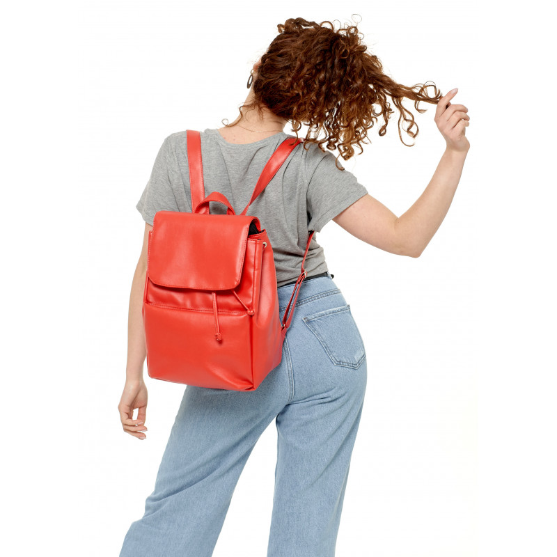 

Женский рюкзак Sambag Loft BQN красный